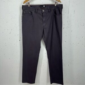 Atelier Gardeur Size 38 x 32.5" Nevio-8 Dark Gray Regular Fit Chino Pants NEW